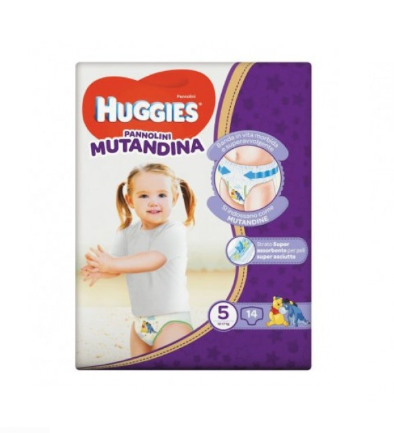 HUGGIES PANN.MUTAND.TG.5 KG 12-17 PZ.14