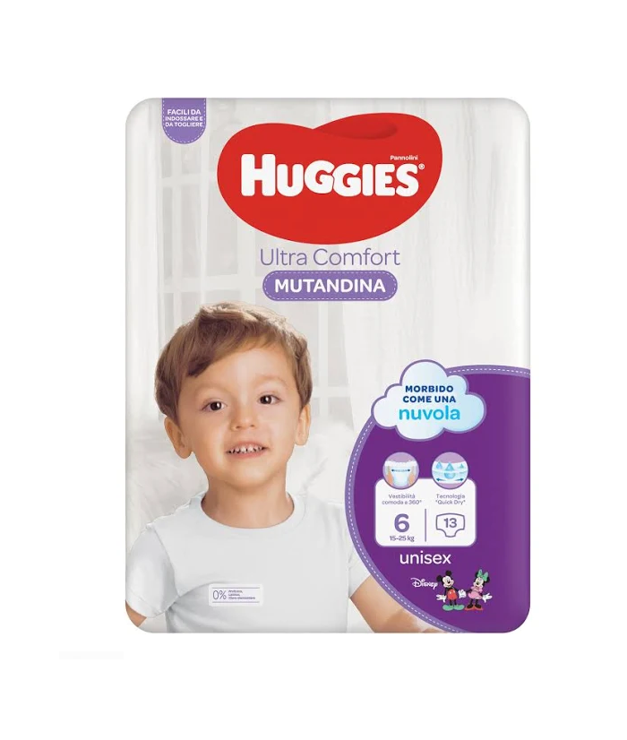 HUGGIES PANN.MUTAND.TG.6 KG 15-25 PZ.13