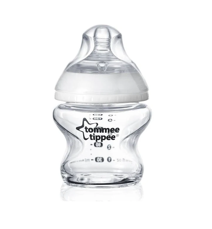 TOMMEE TIPPEE BIBERON VETRO 150ML 0M+ FLUSSO LENTO CLOSER T