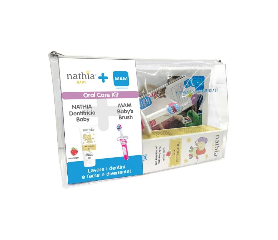 MAM NATHIA ORAL CARE KIT MASCHIO DENTIFRICIO+SPAZZOLINO