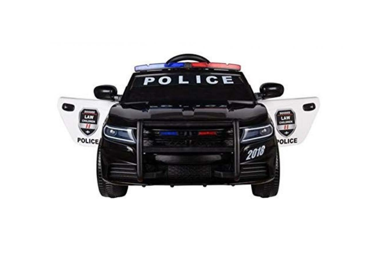 JC666 POLICE AUTO NERA 12V BABYCAR