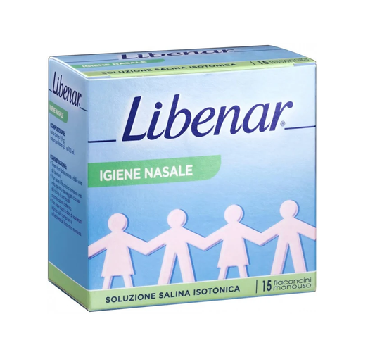 LIBENAR 15 FLACONCINI 5ML SOLUZIONE FISIOLOGICA