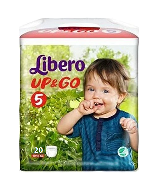 LIBERO UP&GO TG.5 KG.10-14 PZ.20