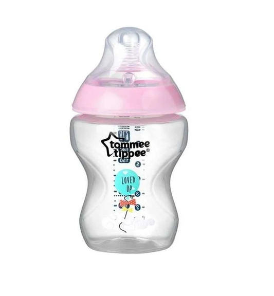 TOMMEE TIPPEE BIBERON 260ML 0M+ FLUSSO LENTO GIRL CLOSER TO