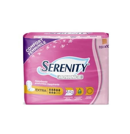 SERENITY ADVANCE EXTRA 10PZ ASSORBENTE ANATOMICO