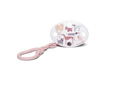 SUAVINEX CLIP OVALE CANE ROSA