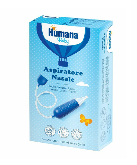 HUMANA ASPIRATORE NASALE C/2 RICAMBI