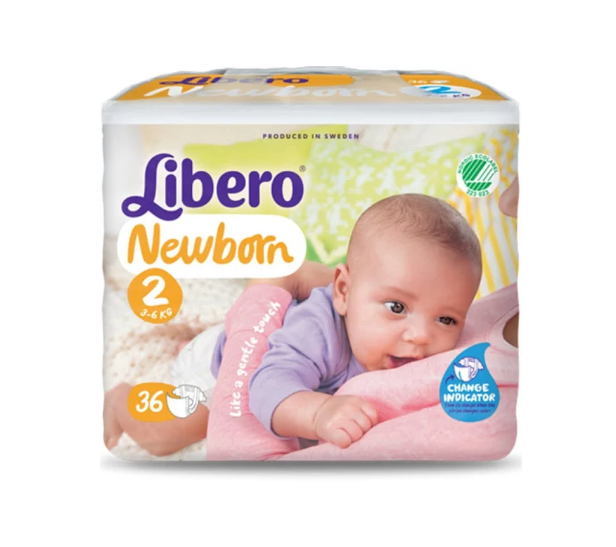 LIBERO 2 NEWBORN 3-6KG 34Z PANNOLIN I