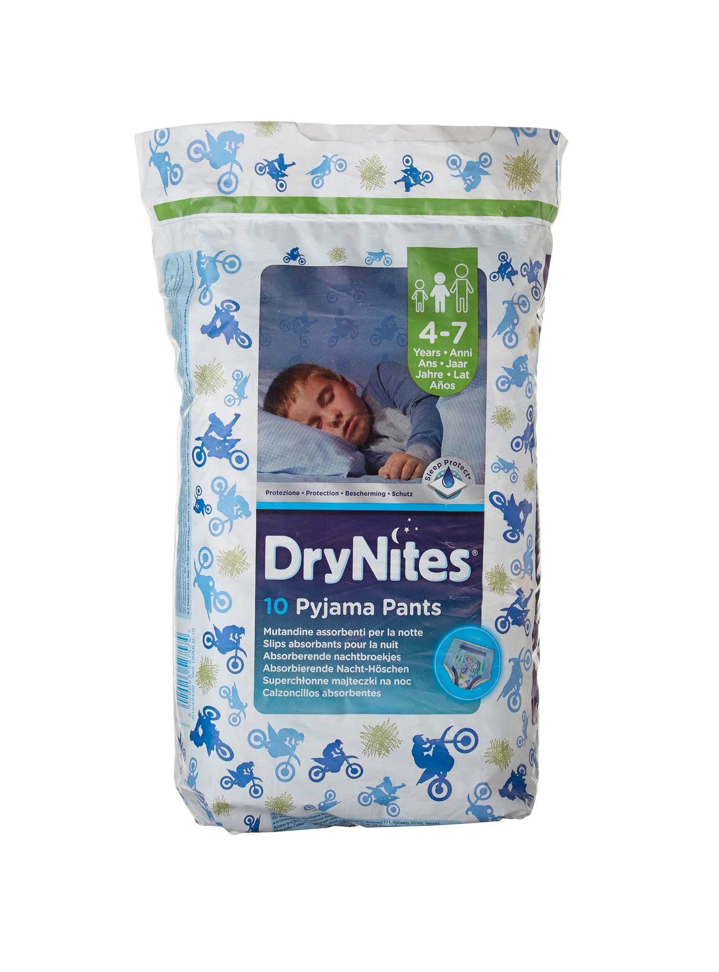 DRYNITES 4-7 ANNI BOY 17-30KG PZ.10 PANNOLINO NOTTE HUGGIES