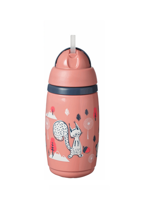 TOMMEE TIPPEE TAZZA CON CANNUCCIA ISOLATA 266 ML 12M+ ROSA