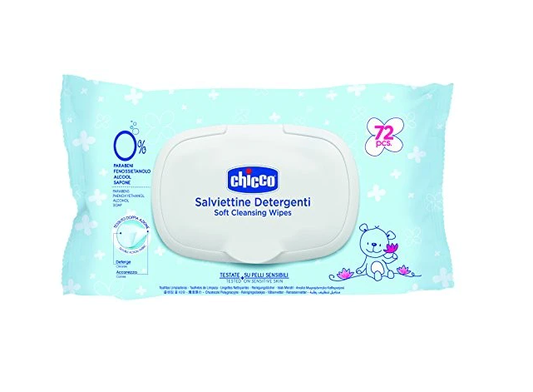 CHICCO SALVIETTINE DETERGENTI 72PZ C/PLACCHETTA