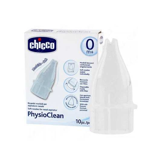 PHYSIOCLEAN 10 RICAMBI MORBIDI x ASPIRATORE NASALE CHICCO