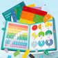 Libro Frazione Multicolore - Aritmetica Arcobaleno Montessori