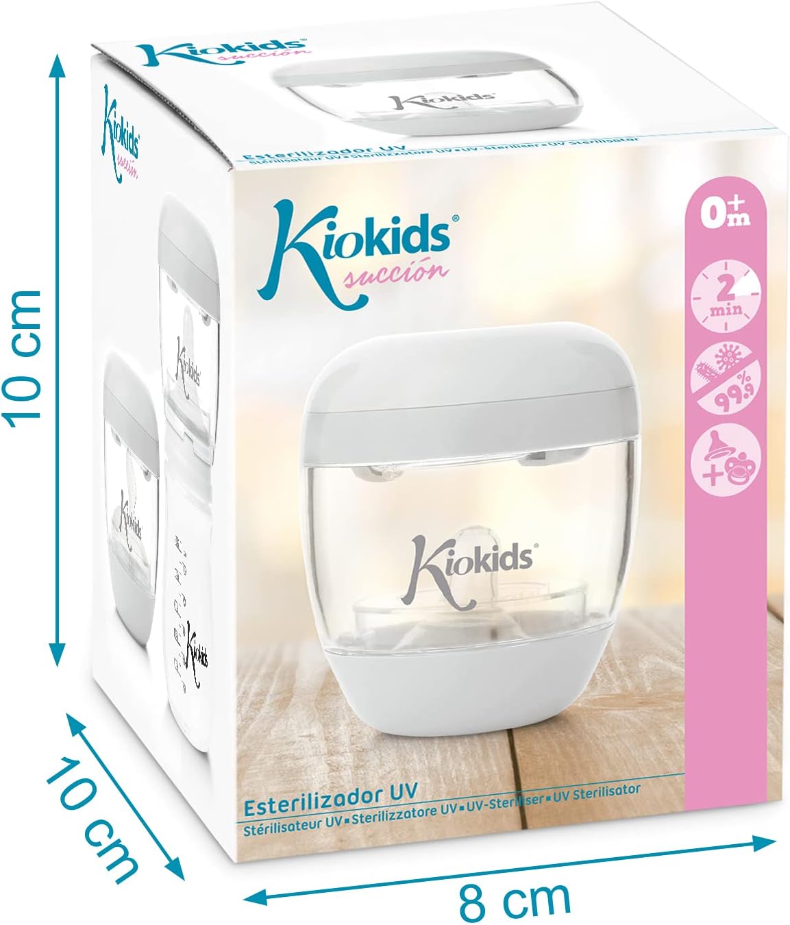 KIOKIDS STERILIZZATORE UV GRIGIO