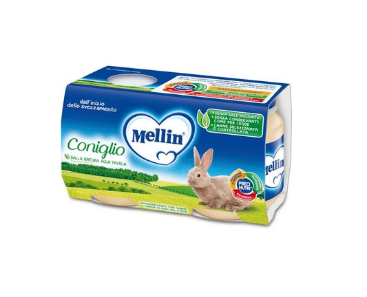 9809 MELLIN CONIGLIO 2PZ 120GR OMOGENEIZZATO