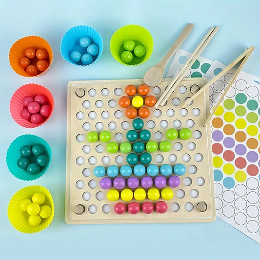 Puzzle, Perline e Allenamento Educativo Precoce Giocattoli Didattici Montessori
