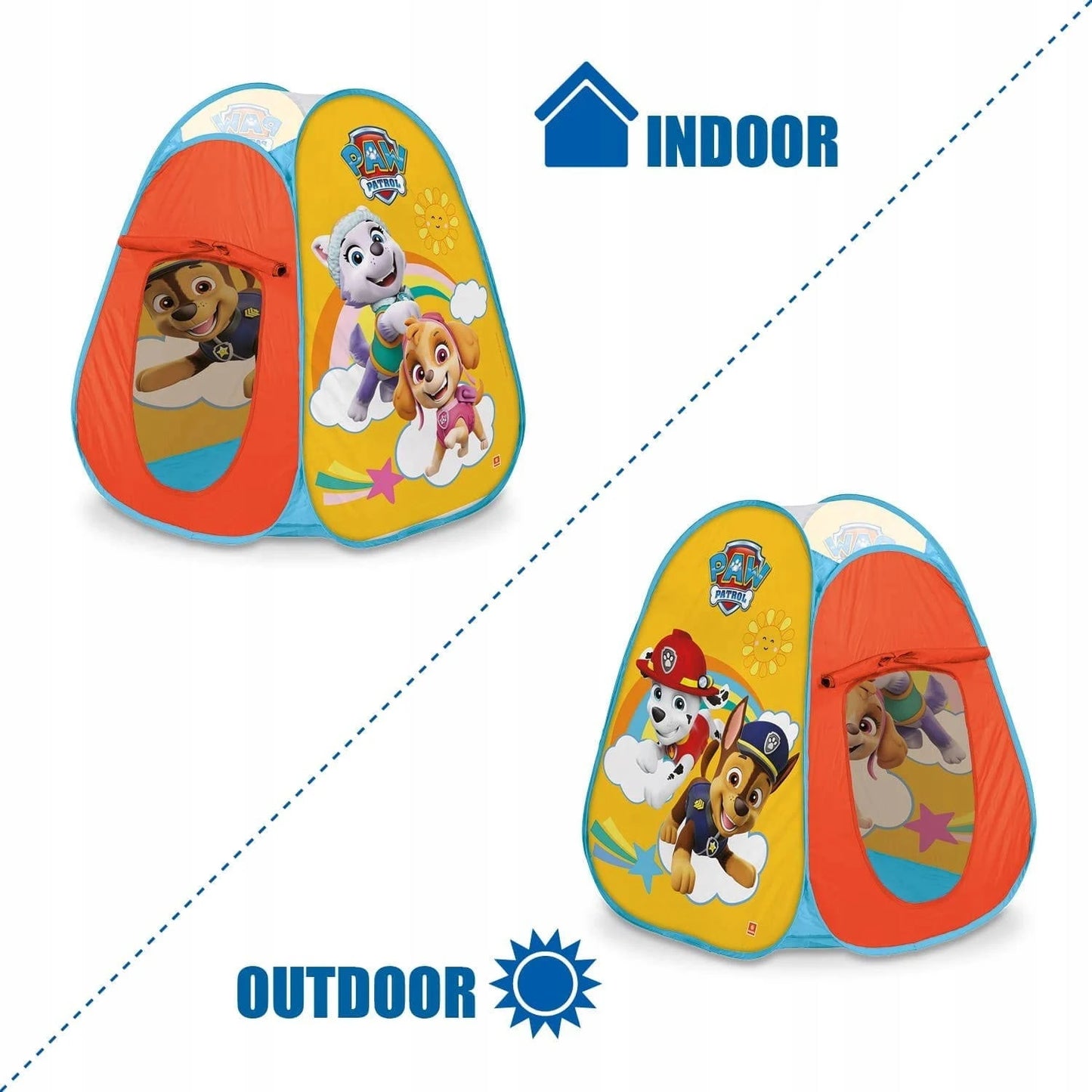 PAW PATROL POP UP TENT 85x85x95