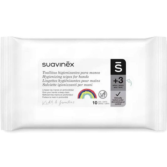 SUAVINEX SALVIETTE IGIENIZZANTI PER MANI 10PZ