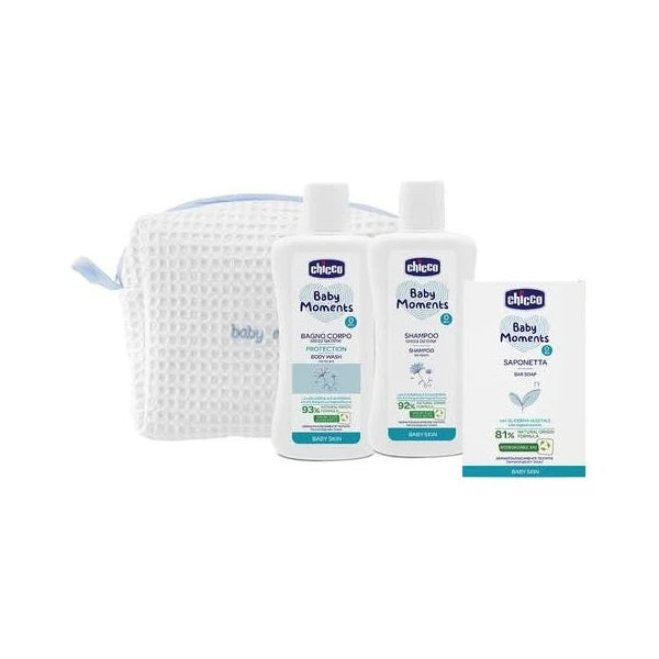 CHICCO BABY MOMENTS BEAUTY ZIP AZZURRO