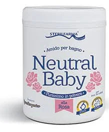 NEUTRAL BABY AMIDO POLVERE DI RISO PROFUMATO ALLA ROSA 250G