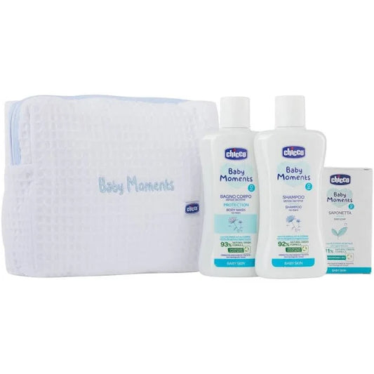 CHICCO BABY MOMENTS BEAUTY ZIP AZZURRO