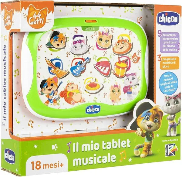 CHICCO GIOCO IL MIO TABLET MUSICALE 44 GATTI