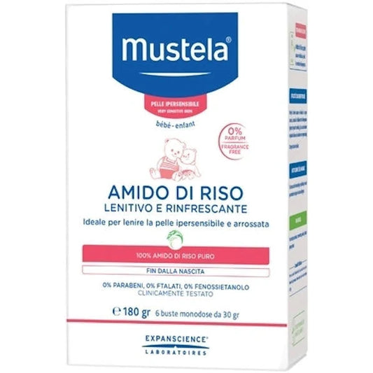 MUSTELA AMIDO DI RISO 180GR LENITIVO E RINFRESCANTE