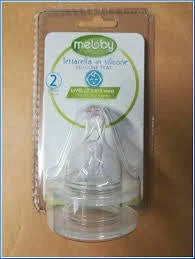 MEBBY TETTARELLE SILICONE LIV.1 PZ.2 MESI 0-3