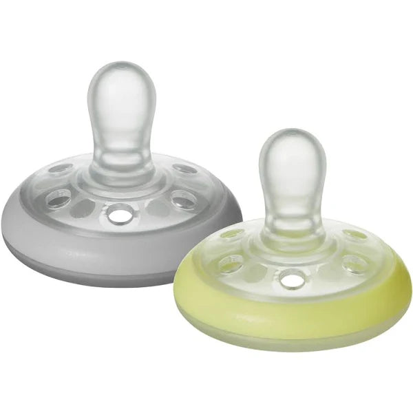 TOMMEE TIPPEE 2 SUCCHIETTI 0-6M BREAST-LIKE NIGHT