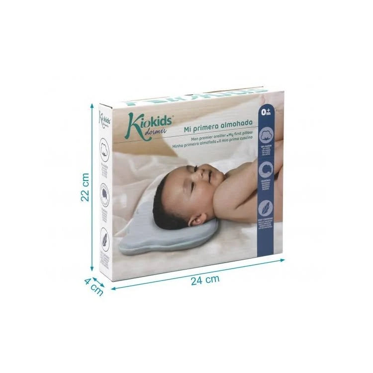 KIOKIDS IL PRIMO CUSCINO AZZURRO 25x20x3 CM