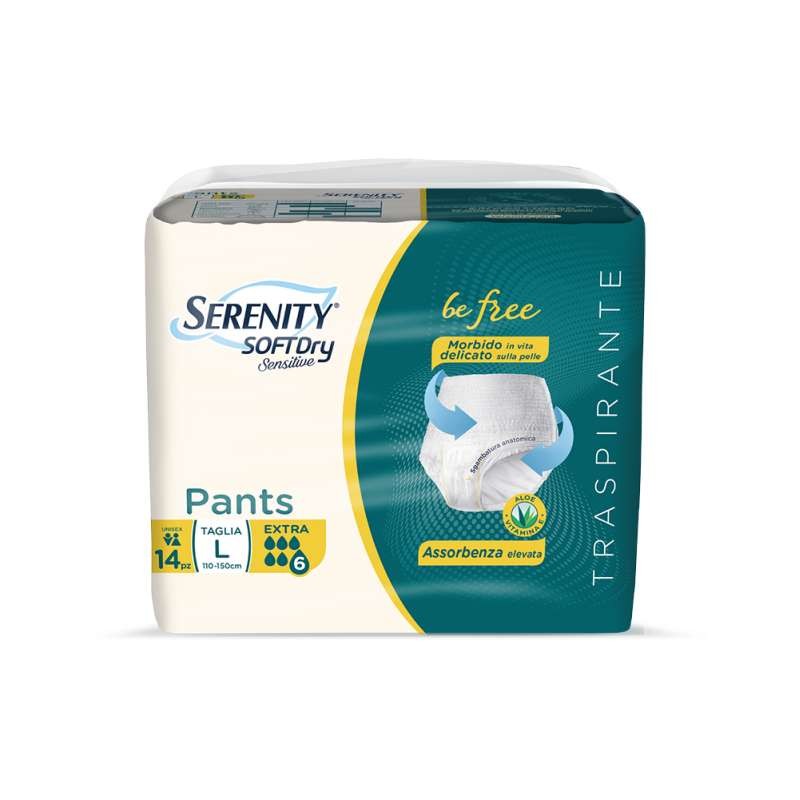 SERENITY PANTS SENSITIVE EXTRA TG.L 8PZ