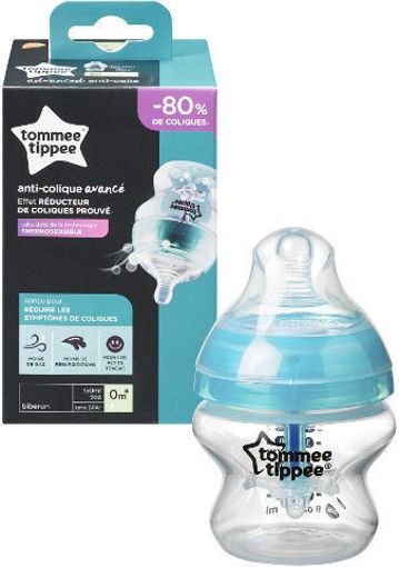 TOMMEE TIPPEE BIBERON ANTICOLICA 150ML 0M+ FL.LENTO DECORAT