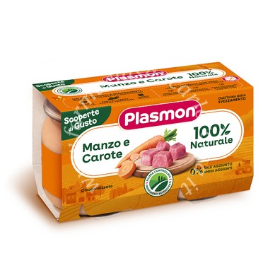 PLASMON MANZO CAROTE 2x120GR