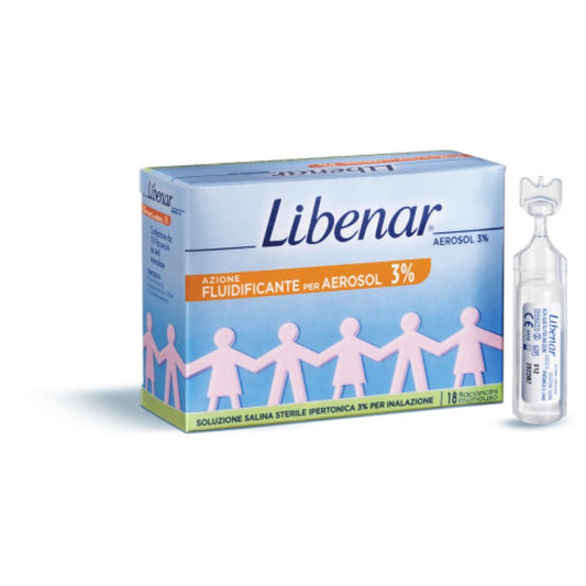 LIBENAR SOLUZ.IPERTONICA 3% FLUIDIFICANTE x AEROSOL 30 FLAC