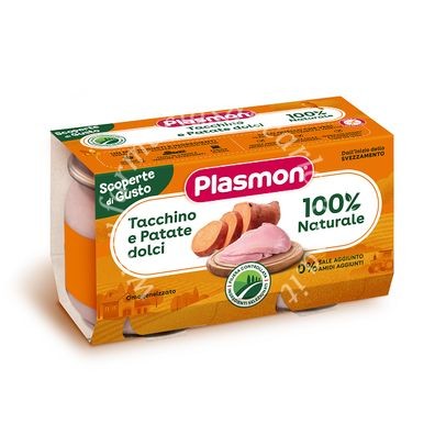 PLASMON TACCHINO E PATATE DOLCI 2x120GR