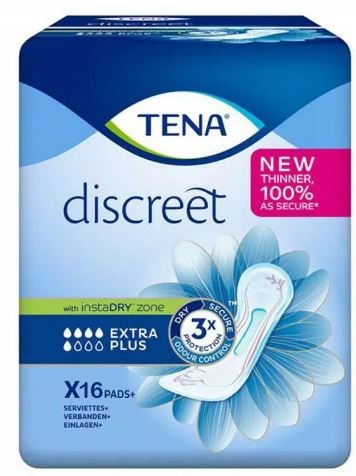 TENA DISCREET EXTRA PLUS 16PZ