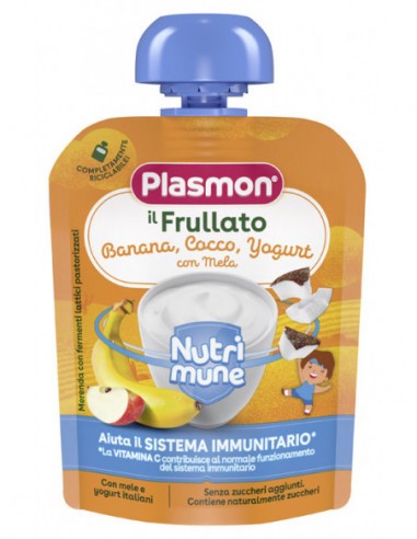 PLASMON IL FRULLATO BANANA COCCO E YOGURT 85GR