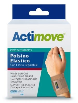 ACTIMOVE POLSINO ELASTICO BEIGE UNIVER.C/FASCIA REGOLABILE