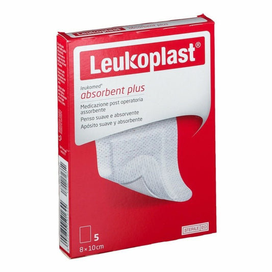 LEUKOPLAST LEUKOMED ABOSORBENT PLUS CEROTTO POSTOP.8x10CM 5