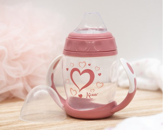 KIOKIDS TAZZA APPRENDIMENTO 270ML STEP 1 ROSA 6M+