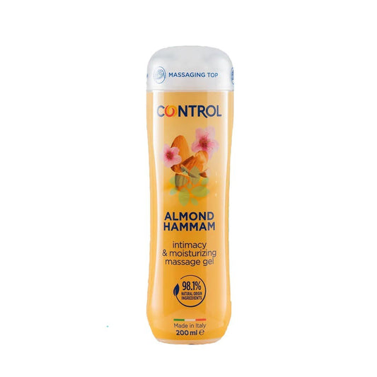 CONTROL MASSAGE GEL LUBRIFICANTE 3 IN 1 ALMOND HAMMAM