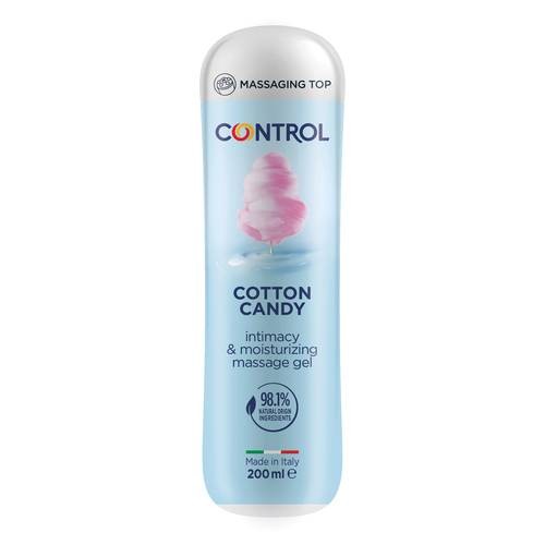 CONTROL MASSAGE GEL LUBRIFICANTE 3 IN 1 COTTON CANDY