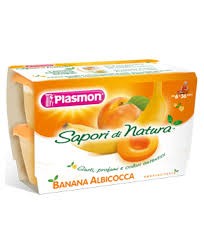 SAPORI DI NATURA ALBICOCCA BANANA 4PZ 100GR PLASMON