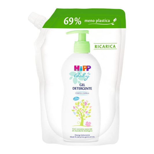 HIPP RICARICA GEL DETERGENTE CORPO E CAPELLI 400ML