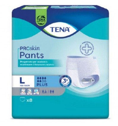 TENA PANTS PLUS TG.L 8PZ