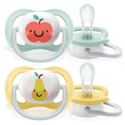 AVENT 2 SUCCHIETTI ULTRA AIR HAPPY 0-6 MESI NEUTRO FRUTTA