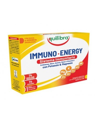 EQUILIBRA INTEGRATORE IMMUNO-ENERGY ARANCIA 14 BUSTINE