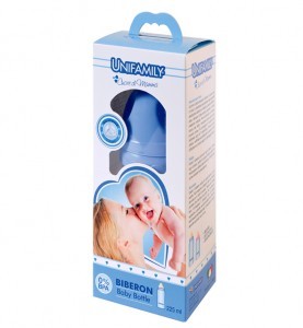 UNIFAMILY BIBERON BOY 225ML SILICONE