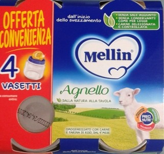 MELLIN AGNELLO 4PZ 80GR OMOGENEIZZATO