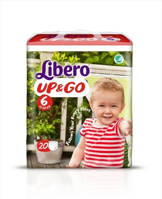 LIBERO UP&GO TG 6 KG 13-20 PZ18